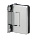 Sure-Loc Hardware Sure-Loc Hardware Shower Glass Hinge, 2 1/4x4, Beveled, Polished Chrome SHR-H4BV 26